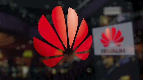 Huawei logo from article from The Diplomat